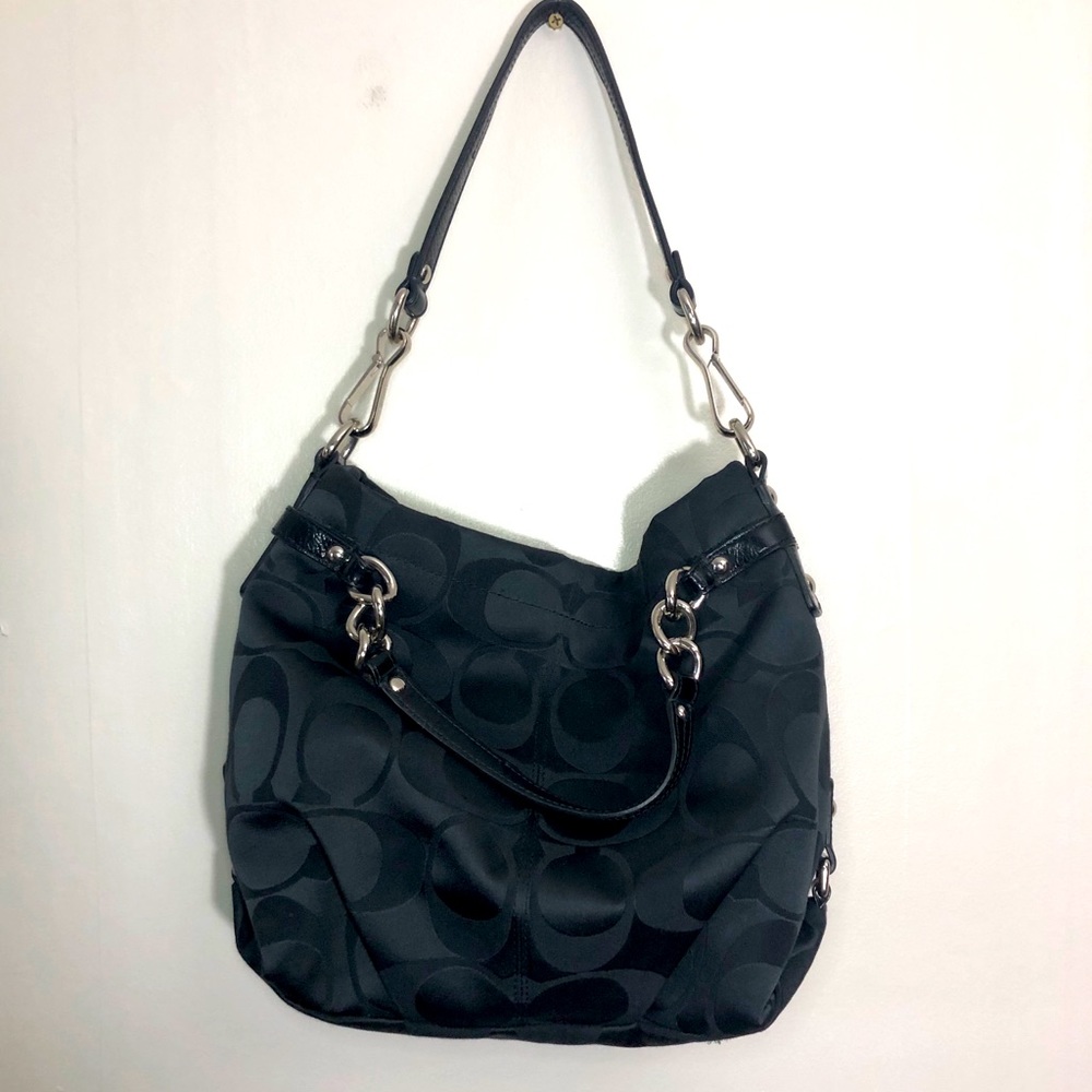 Coach Monogram Logo Shoulder Bag